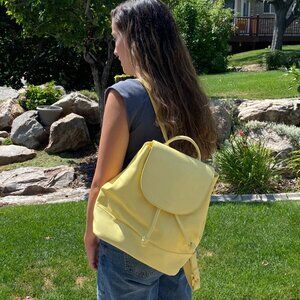 $120.00 Fawn Design The Cinch Backpack | FDL343 | Citron